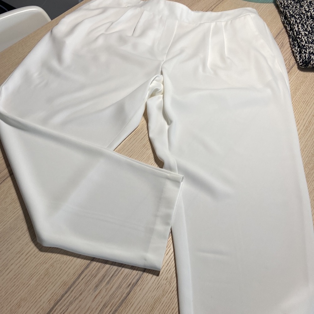 Jacklyn Smith Collection White Dressy Pants size L